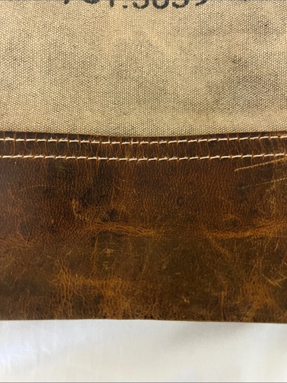 Sugarboo&Co. Disney Canvas and Leather Crossbody Bag in Tan and Brown